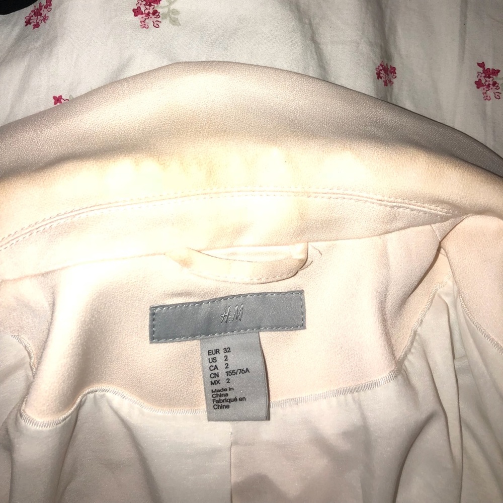 Blush colored blazer